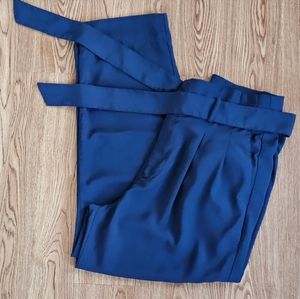 📌129 MADEWELL BELTED HIGH WAISTED PANTS SIZE 10 STYLE#L0375